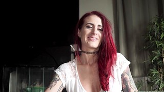 HD POV motion picture of redhead Tana Lea being fucked by her man